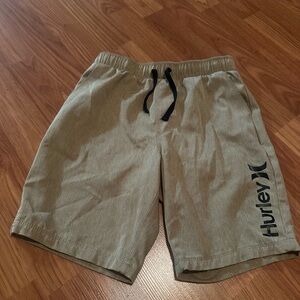 Hurley Beige Shorts with Black Detail